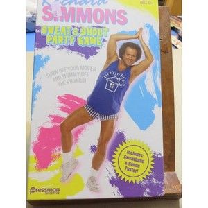 Richard Simmons Sweat & Shout Party Game - new, still sealed- no tags
